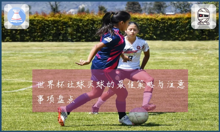世界杯让球买球的最佳策略与注意事项盘点