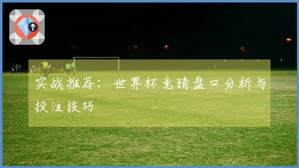 实战推荐:世界杯竞猜盘口分析与投注技巧